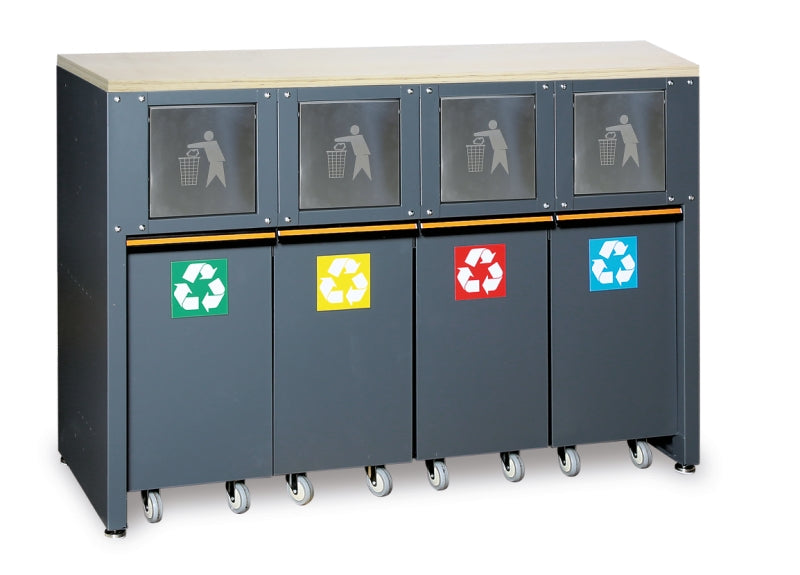 Modulo fisso raccolta differenziata per arredo officina C45PRO 2.0 Beta C45PRO 2.0 RD/W