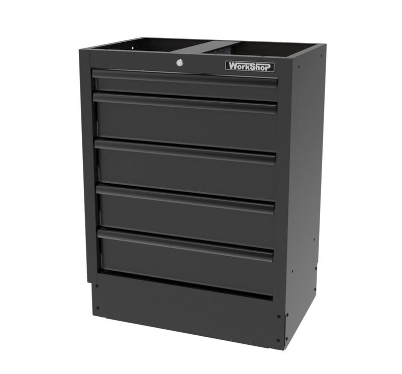 Arredo Officina Workshopitaly MPS 27 inox 3mt. Total Black + set 74 utensili Usag