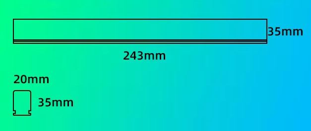 Luci Led Esagonali Car Detailing 2433x4840 con 14 esagoni luce fredda 6000K  e telaio luminoso