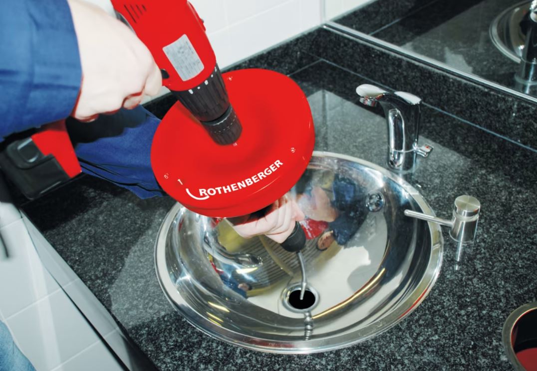 Apparecchio sturatore manuale ed elettrico ROSPI 6 H+E Plus 4,5 MT.   ROTHENBERGER