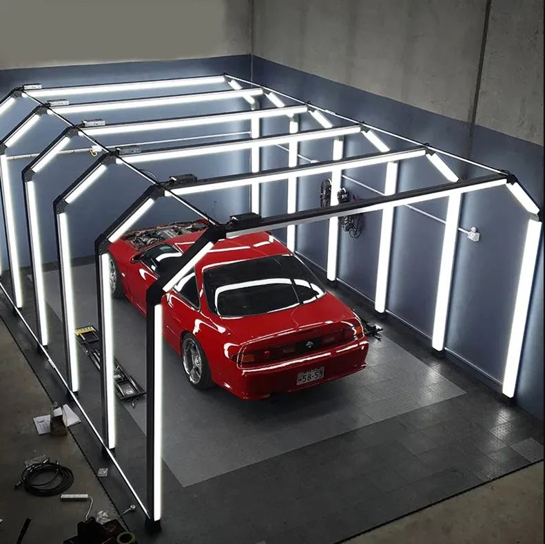Tunnel LED per officina 5,2 x 4 x 2,6 mt