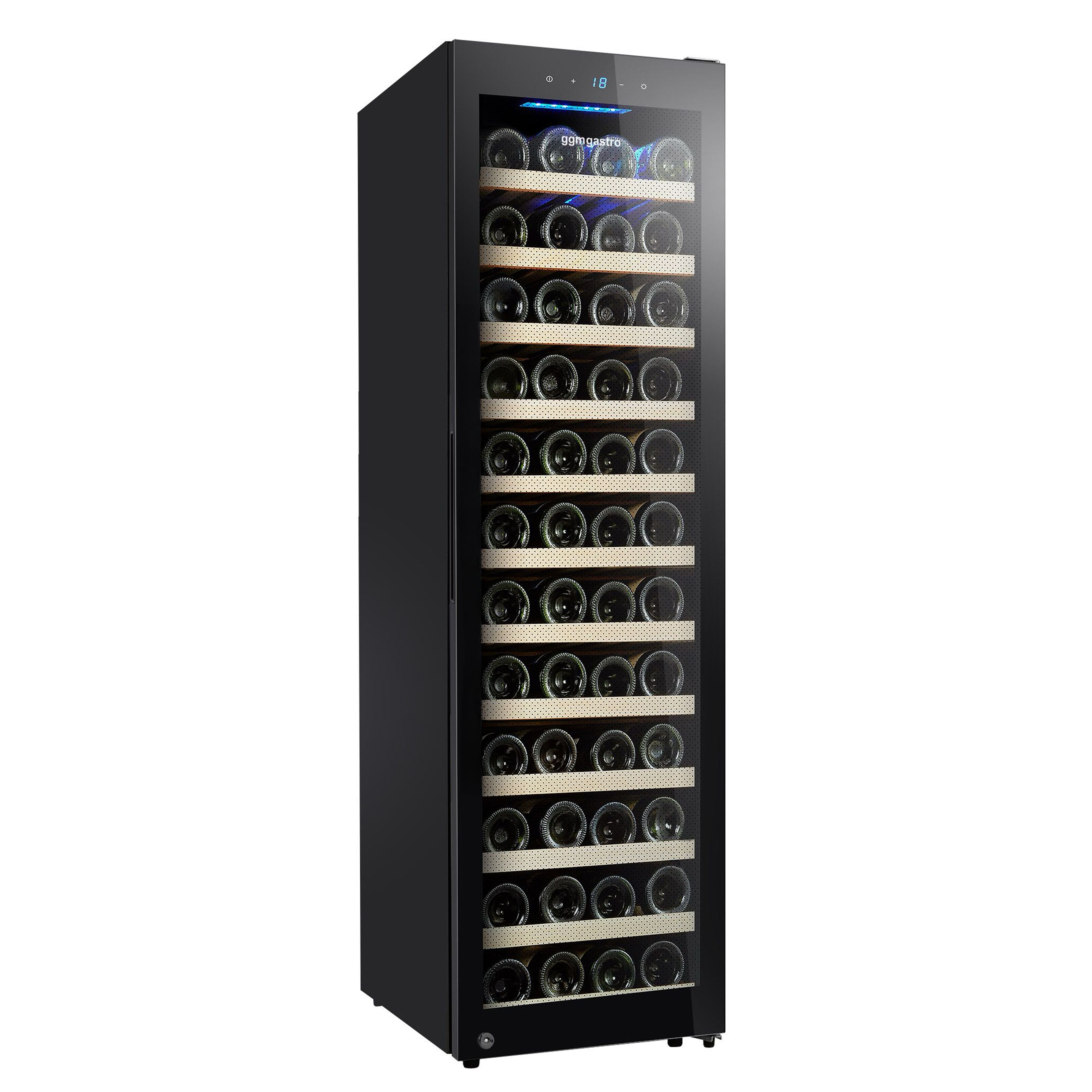 Frigorifero Cantinetta Vino 1 Zona Climatica 160 litri max. 58 Bottiglie Full Black Officina