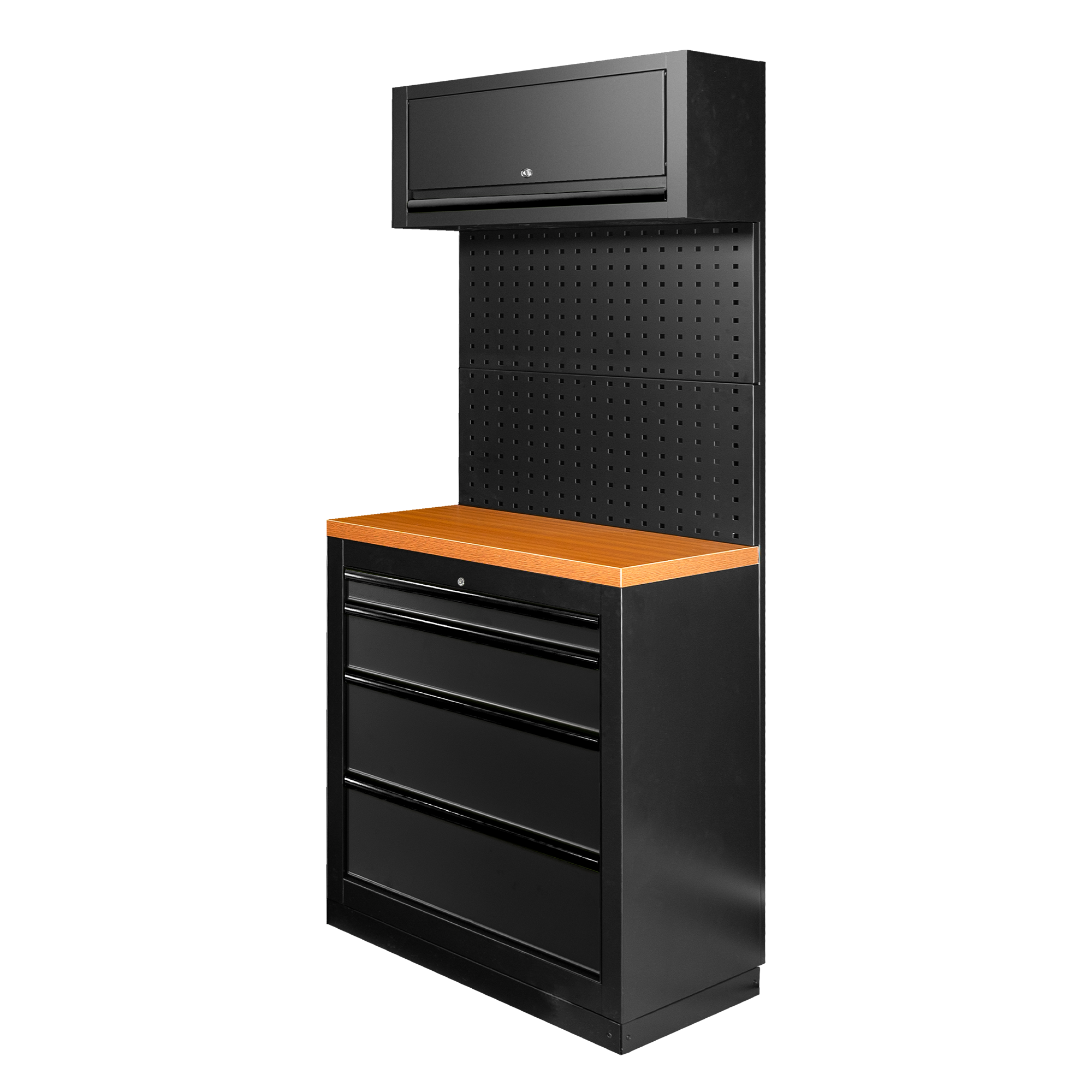 SET DI MOBILI MODULARI (7 PEZZI) - NERO SERIE526K JBM