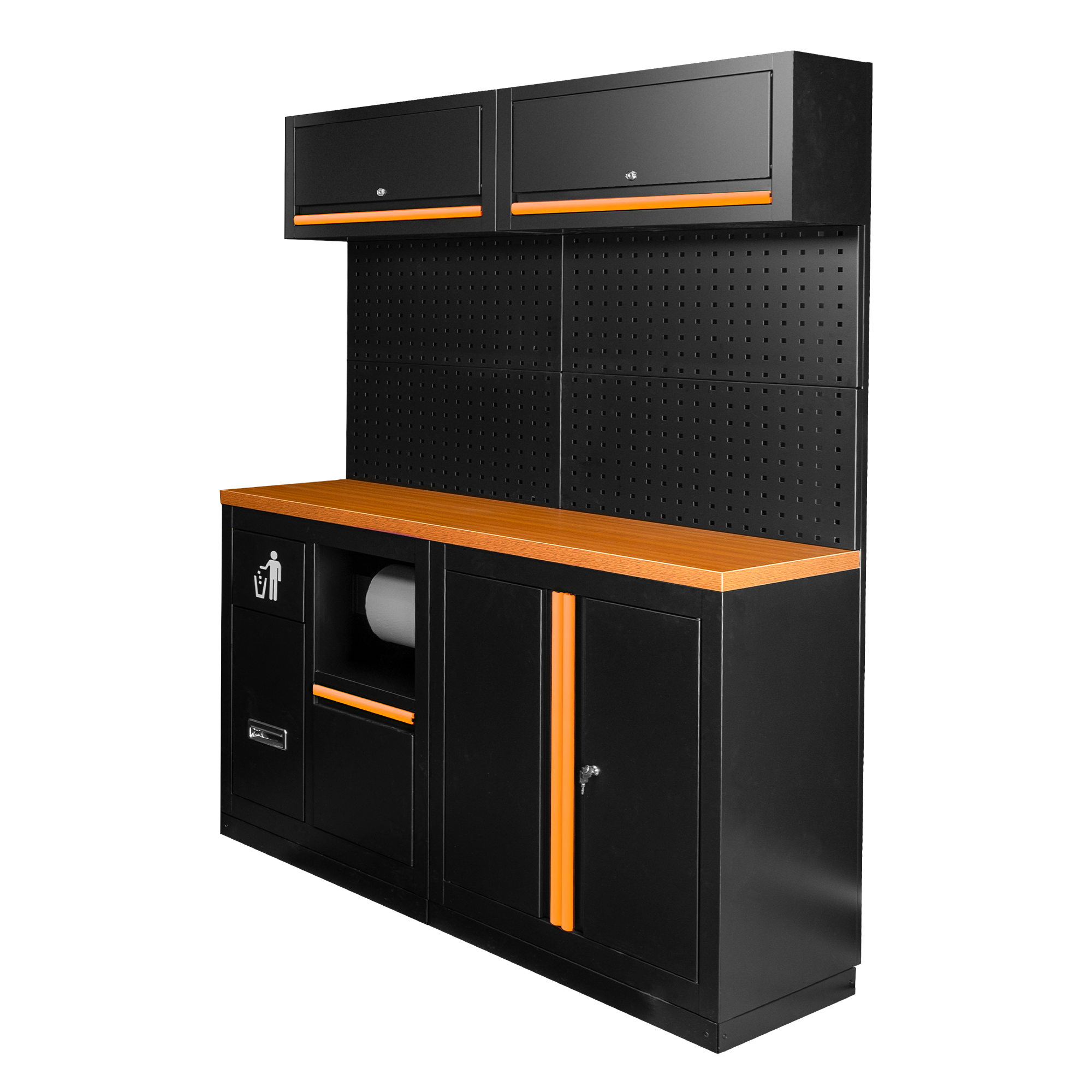 SET DI MOBILI MODULARI (12 PEZZI) - ARANCIONE SERIE527O JBM