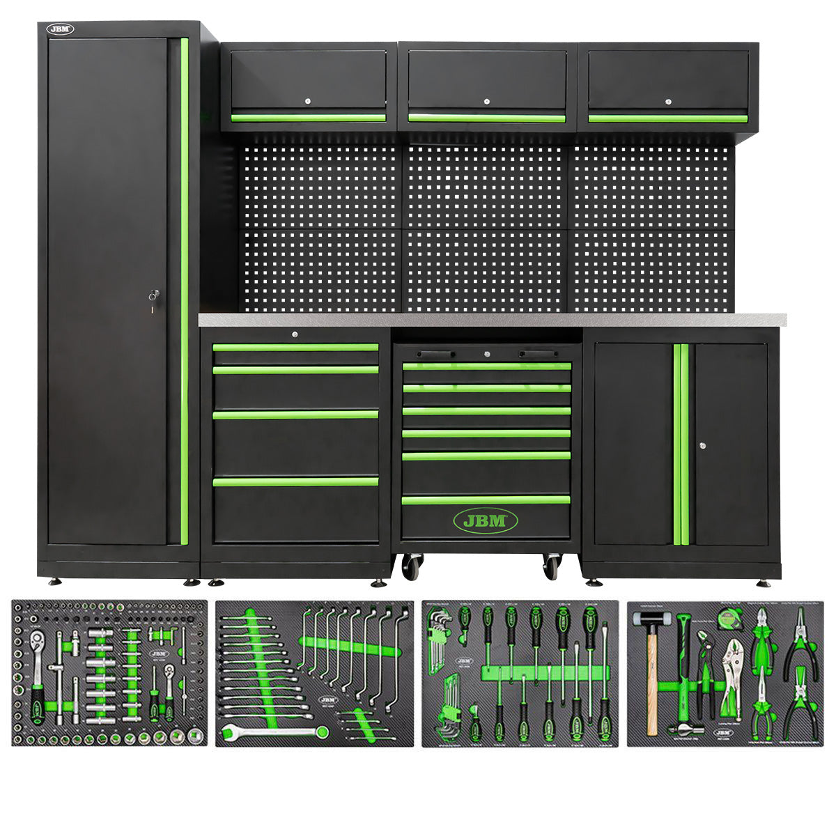 KIT OFFICINA COMPLETA JBM SERIE597 COMPLETO DI 8MT QUADRI DI PAVIMENTO