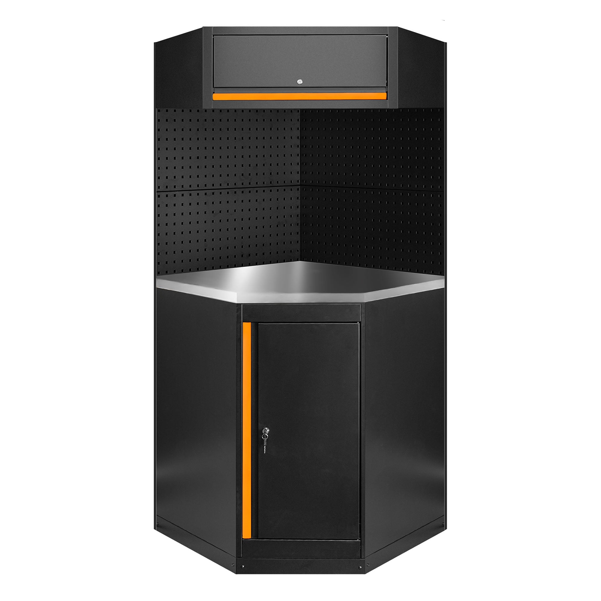 SET DI MOBILI MODULARI (11 PEZZI) - ARANCIONE SERIE594O JBM