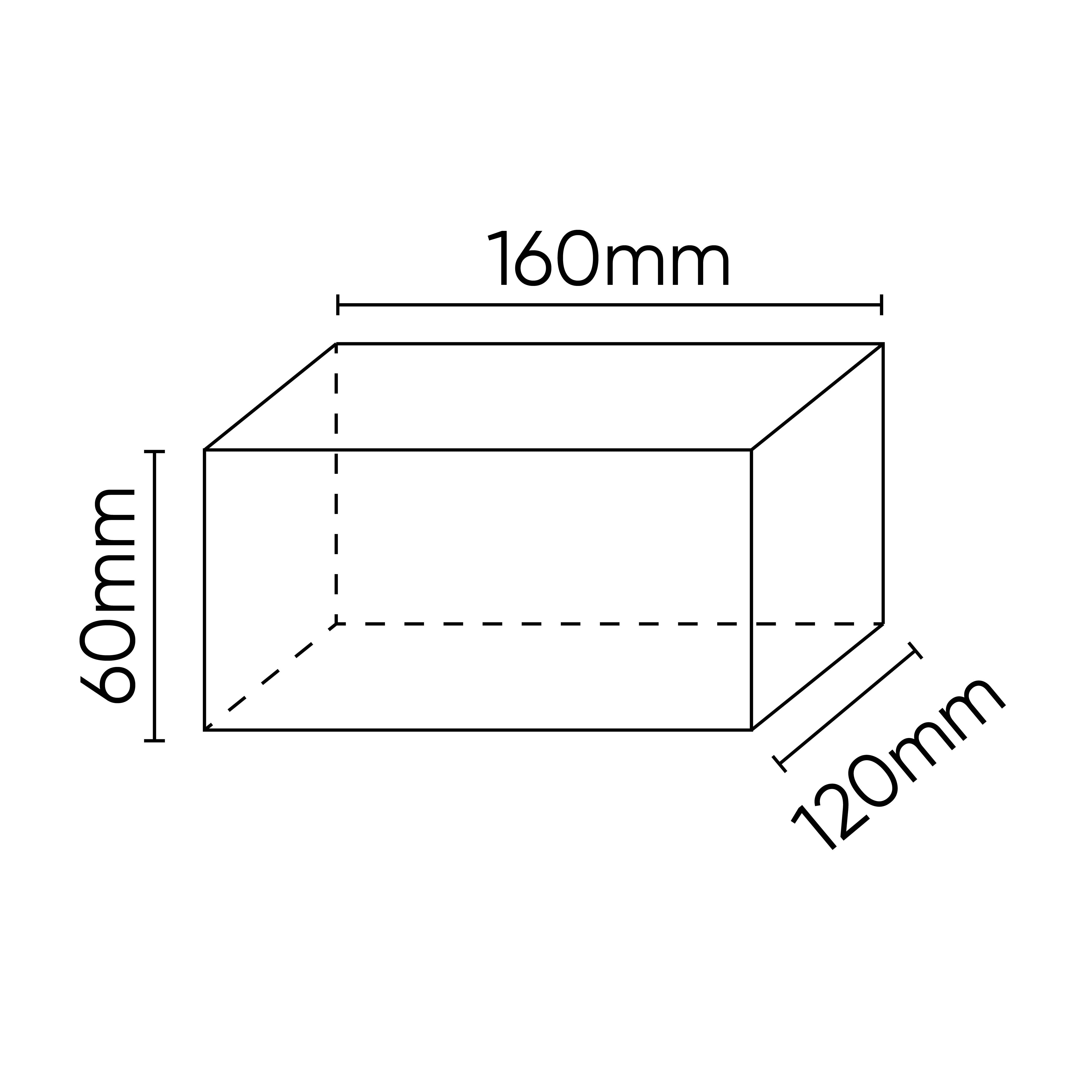 TAMPONE IN GOMMA PER PONTE SOLLEVATORE 160X120X60MM 54352 JBM