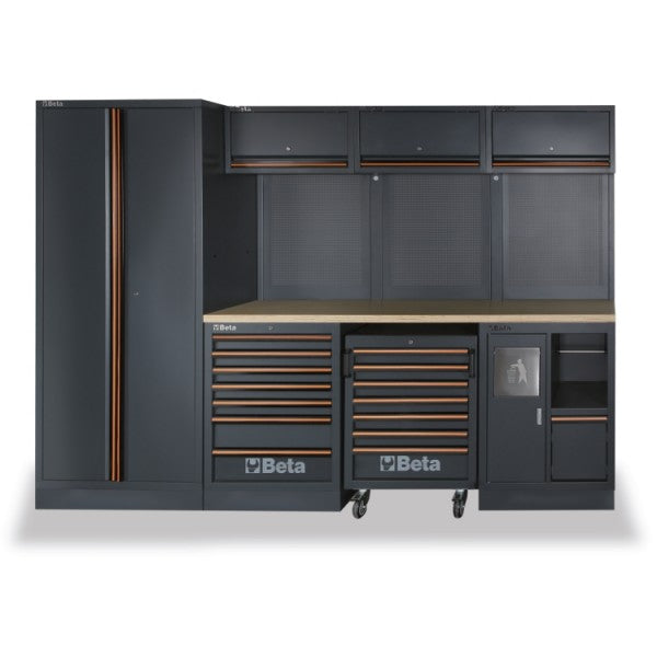 Arredo Officina Beta Utensili C45PRO W piano legno completo di 85 utensili PROFESSIONALI + FRIGORIFERO PROMO ESTATE 2026
