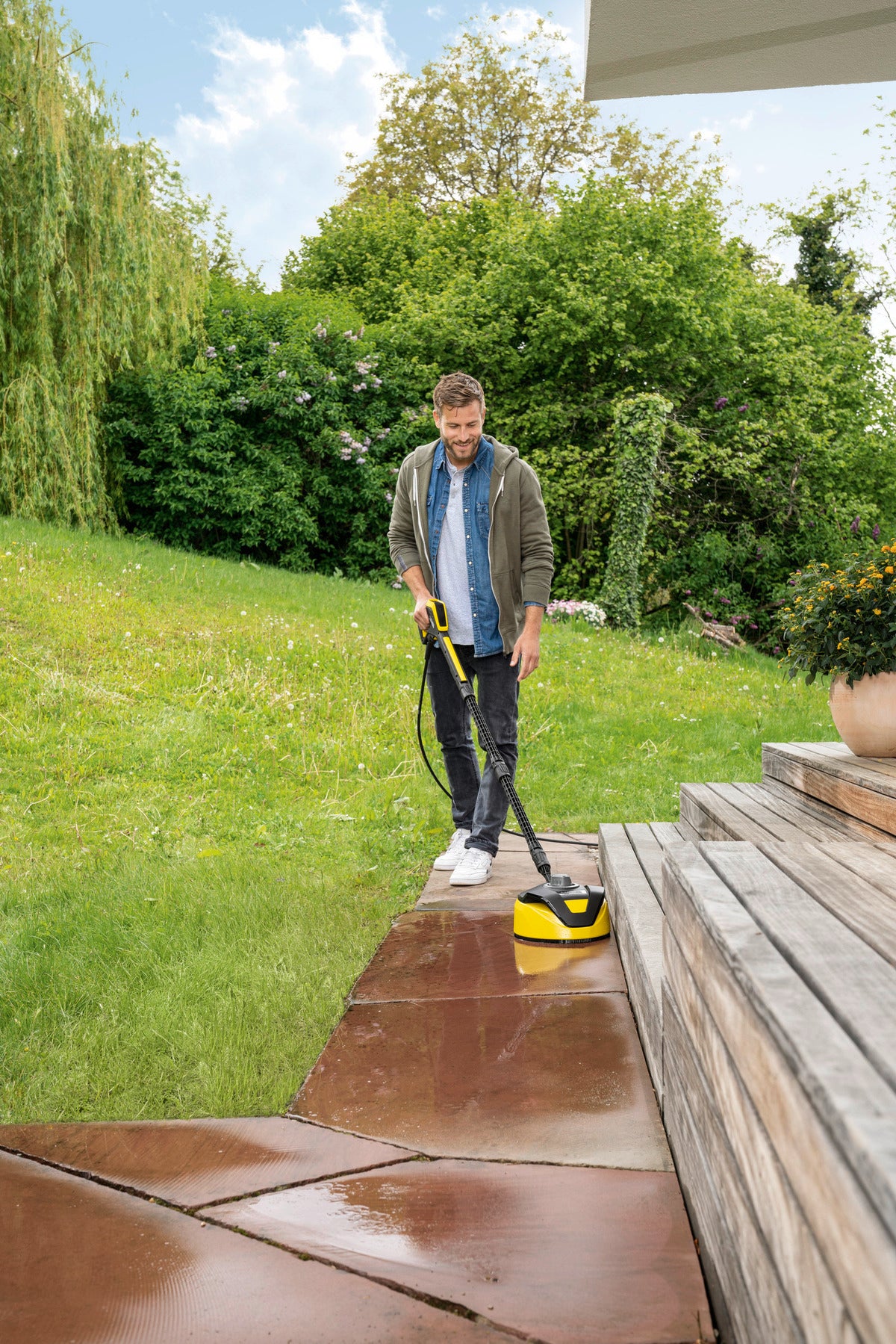 Idropulitrice Karcher K5 Black  145 Bar 2,1Kw + lavapavimenti T5