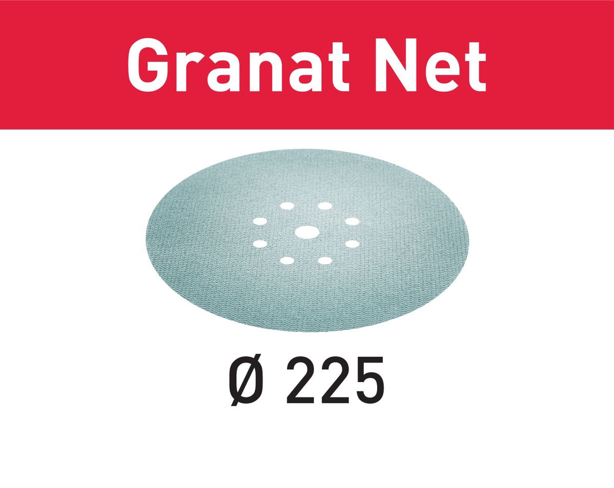 Festool Abrasivo a rete Granat Net D225 P120 GR NET/25