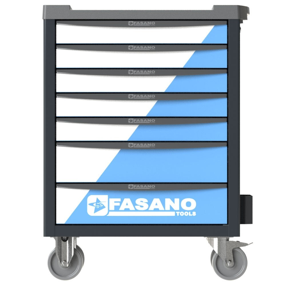 CARRELLO PORTA UTENSILI BI COLOR MOD. FG 100VD/AS220 BI COLOR + ALLESTIMENTO 220 UTENSILI