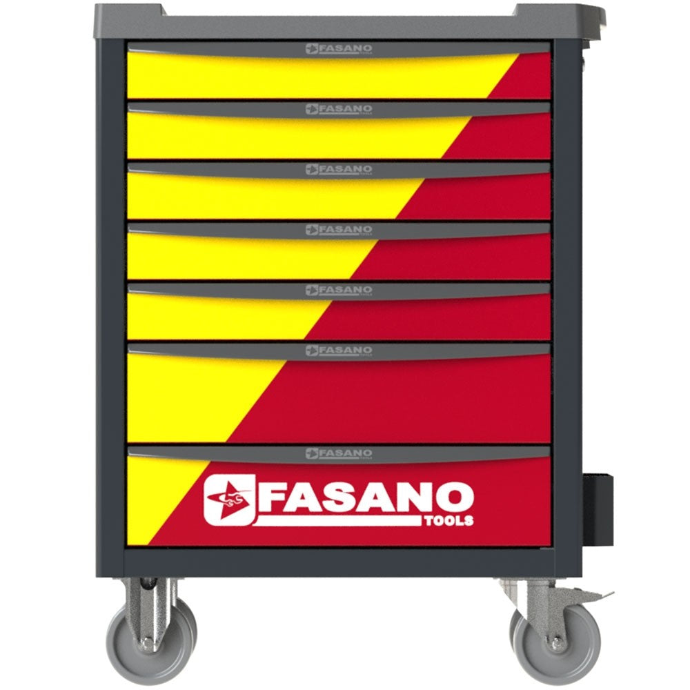 CARRELLO PORTA UTENSILI BI COLOR MOD. FG 100VD/AS175 BI COLOR + ALLESTIMENTO 175 UTENSILI