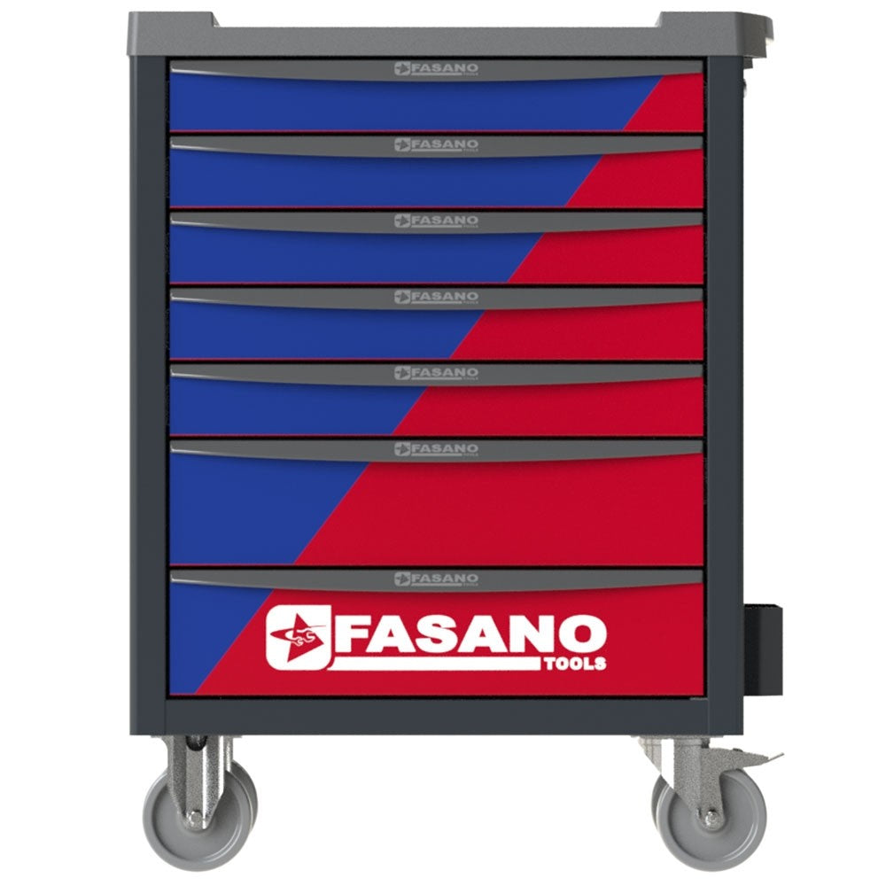 CARRELLO PORTA UTENSILI BI COLOR MOD. FG 100VD/AS342  BI COLOR + ALLESTIMENTO 342 UTENSILI