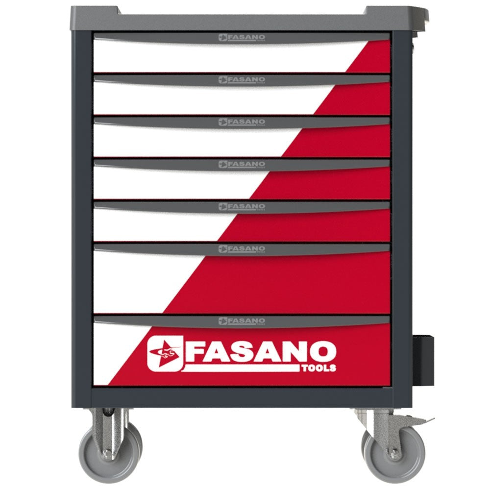 CARRELLO PORTA UTENSILI BI COLOR MOD. FG 100VD/AS342  BI COLOR + ALLESTIMENTO 342 UTENSILI