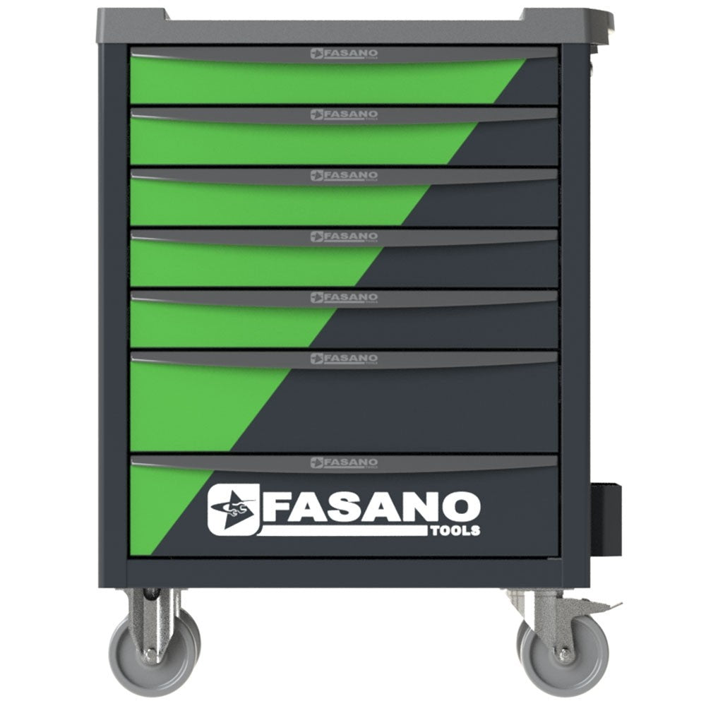 CARRELLO PORTA UTENSILI BI COLOR MOD. FG 100VD/AS342  BI COLOR + ALLESTIMENTO 342 UTENSILI