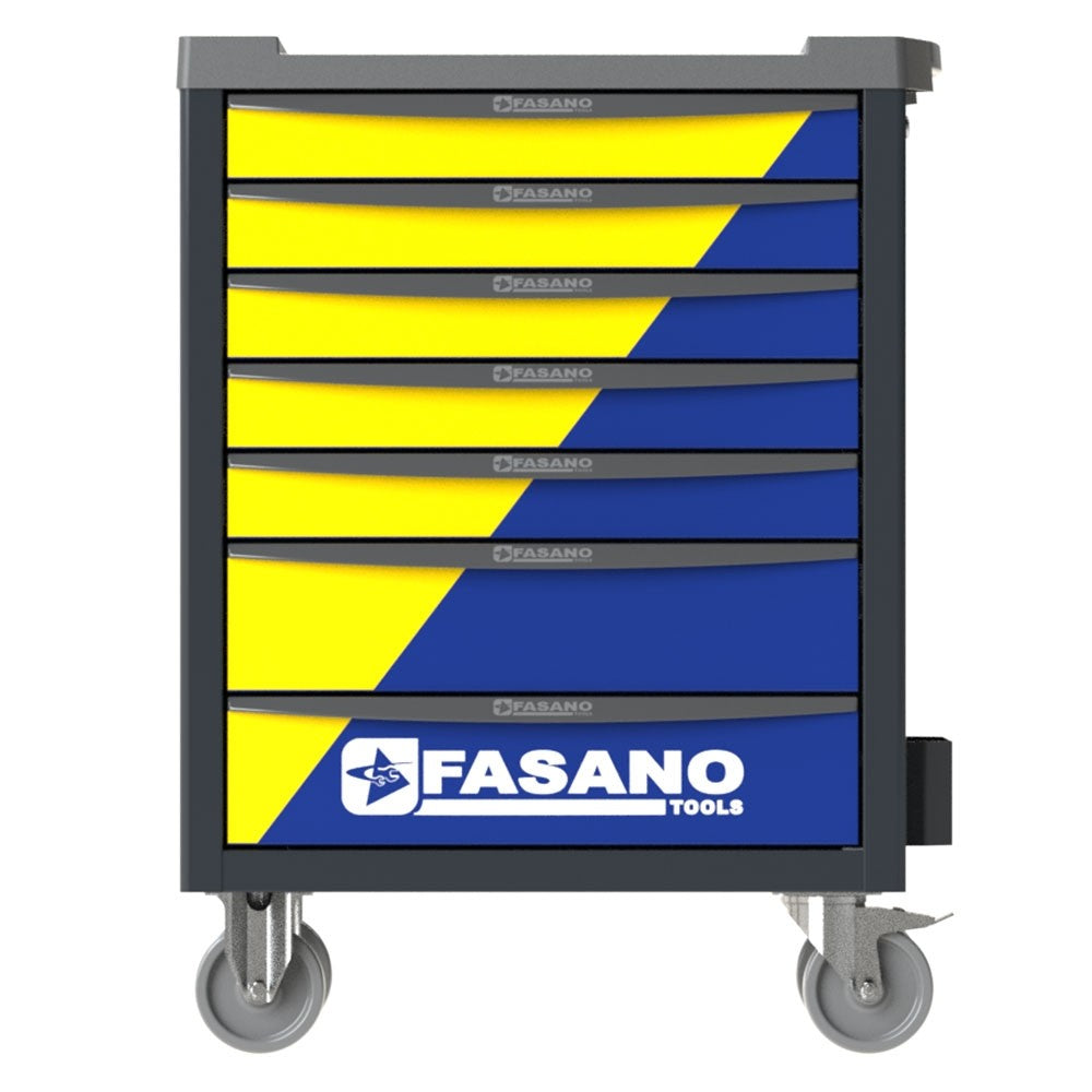 CARRELLO PORTA UTENSILI BI COLOR MOD. FG 100VD/AS342  BI COLOR + ALLESTIMENTO 342 UTENSILI