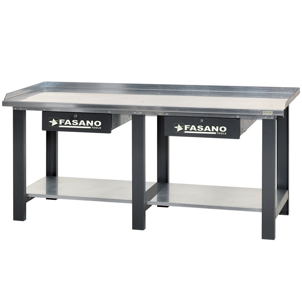 Banco da lavoro 2mt. con cassetti Fasano Tools FG 129/D2 profondita' 745mm