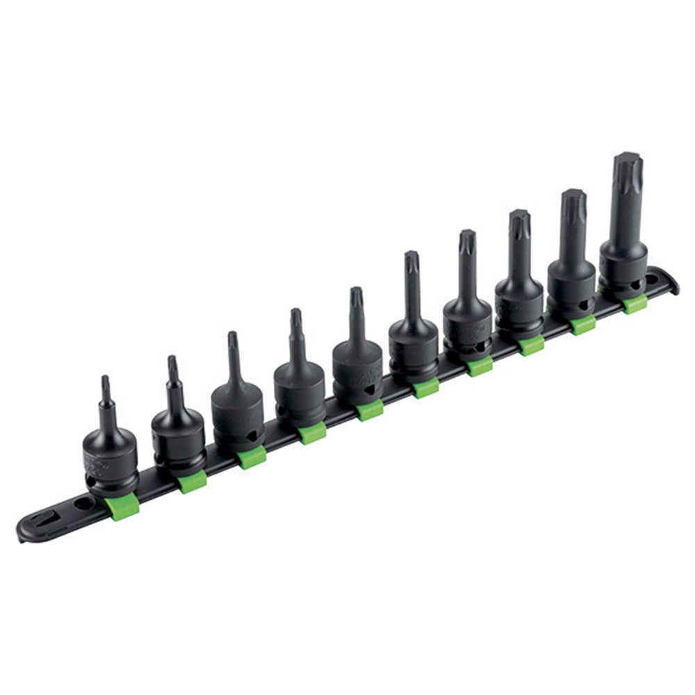 SET INSERTI A BUSSOLA IMPACT CON IMPRONTA TORX - 1/2" Fasano FG 152/RTXS10
