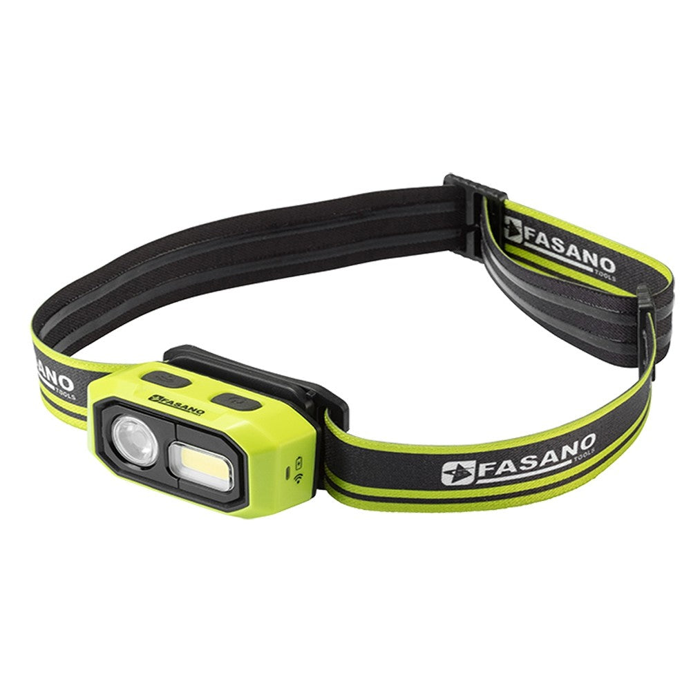Lampada led da testa doppio led con sensore contactless Fasano Tools FG 213/L480