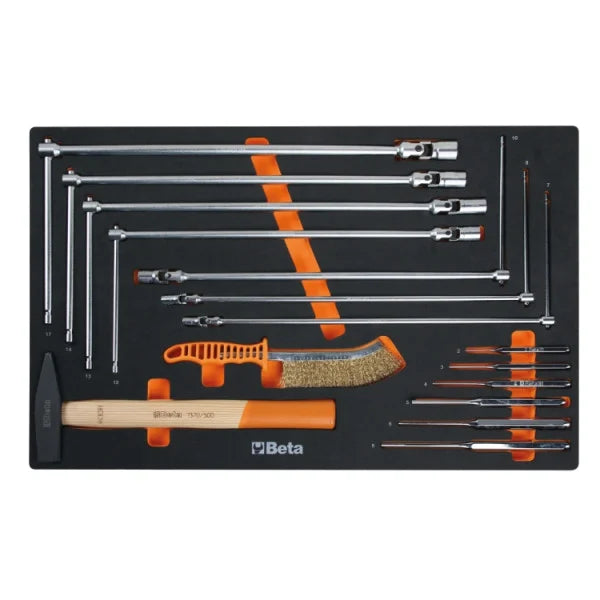 Combinazione arredo officina RSC50 2.0 con 223 utensili Beta RSC50 2.0 D/223UT + FRIGORIFERO PROMO SUMMER 2026