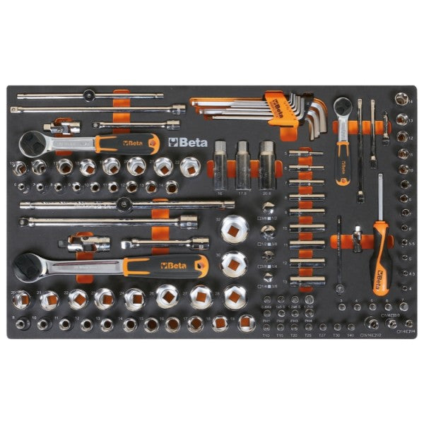 Combinazione arredo officina RSC50 2.0 con 411 utensili Beta RSC50 F/411UT + FRIGORIFERO PROMO SUMMER 2026