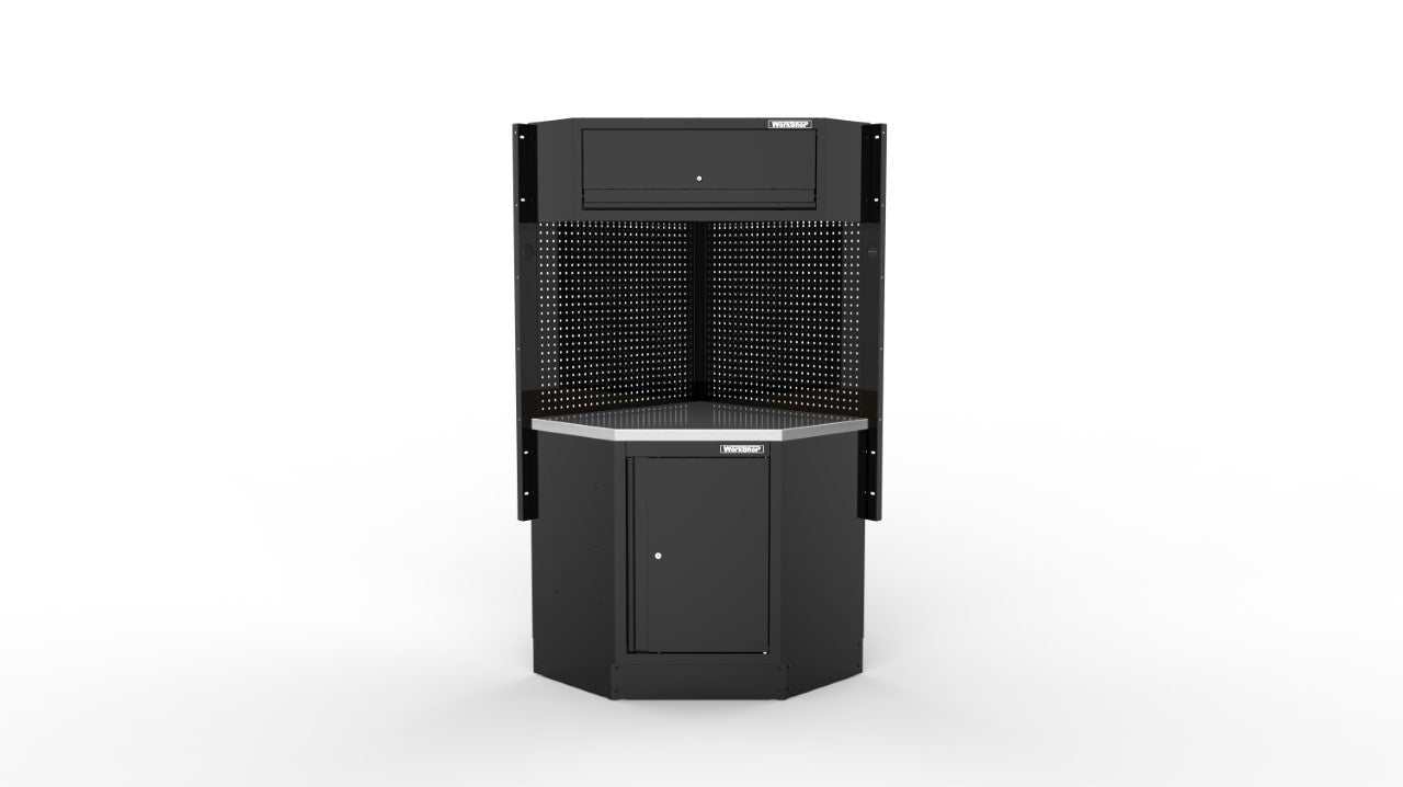 Arredo Officina Workshopitaly MPS 10 inox 3,50mt. x 2,80mt. Total Black