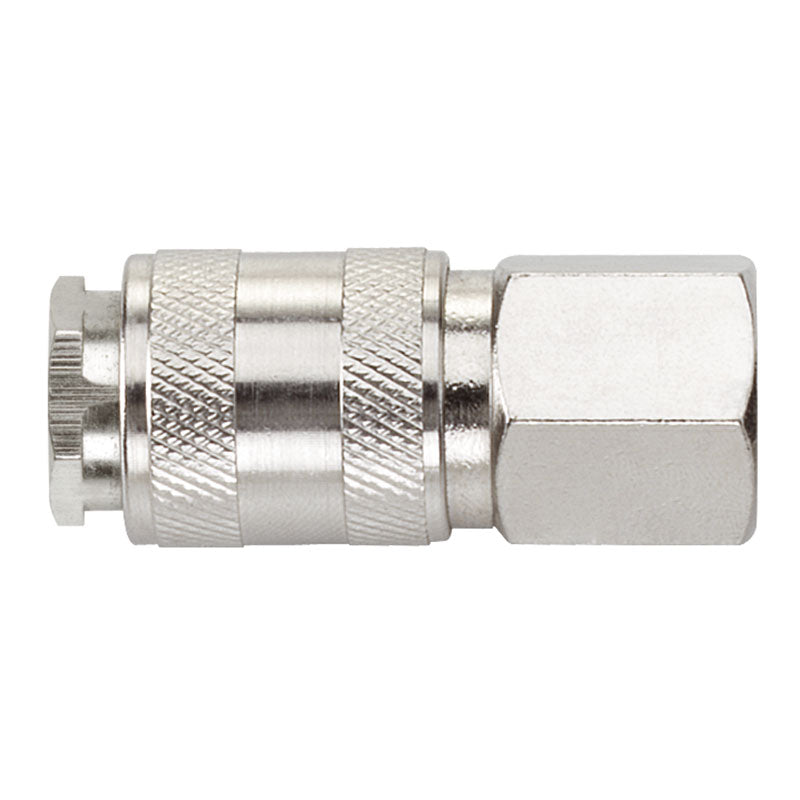 Innesto rapido valvola 1/4"  -  3/8"  femmina Fervi