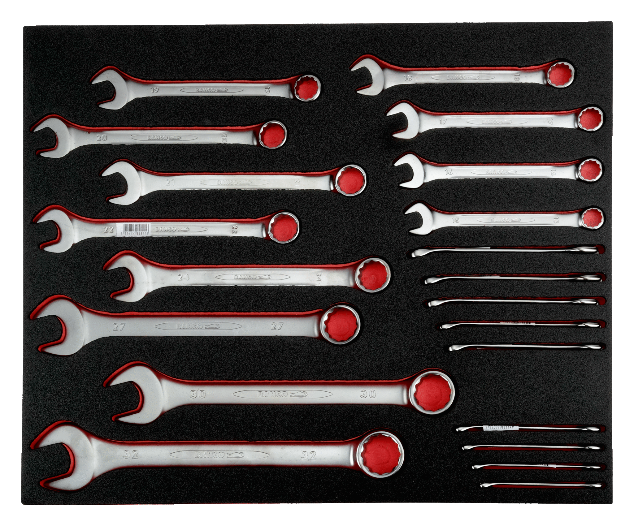 Assortimento 7 termoformati per manutenzione, 256 pezzi  Bahco FF1ASET-MRO2