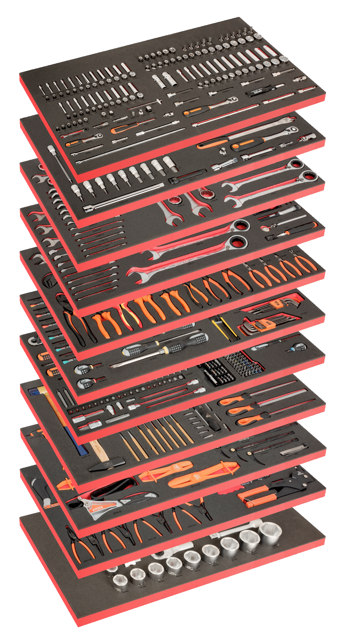 Assortimento utensili multiuso in carrello per utensili, 758 pezzi  MONSTER BAHCO