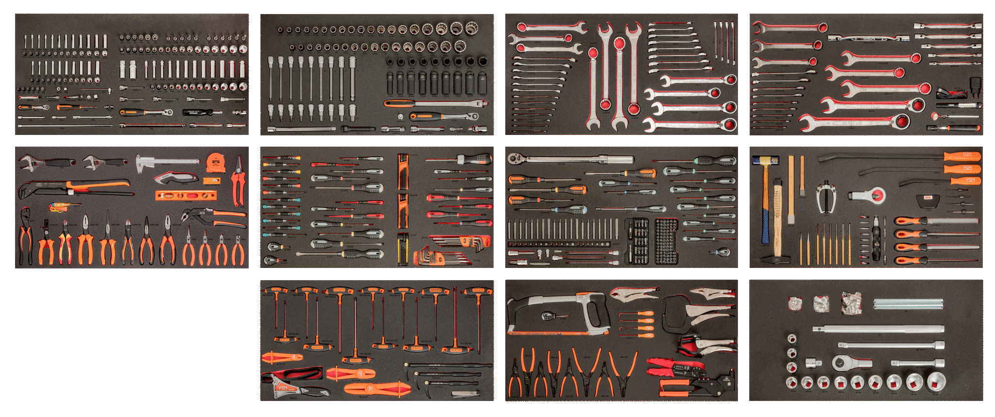 Assortimento utensili multiuso in carrello per utensili, 758 pezzi  MONSTER BAHCO