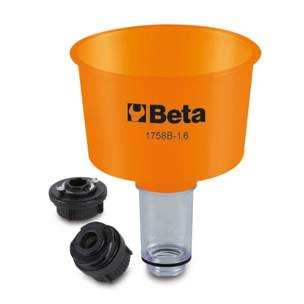 Imbuto antiriflusso da 1600 ml con attacchi rapidi Beta 1758B-1,6