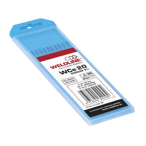 ELETTRODO IN TUNGSTENO WCE-CERIO 2% - 1.6X150MM Lincoln conf. 10pz. punta Grigia
