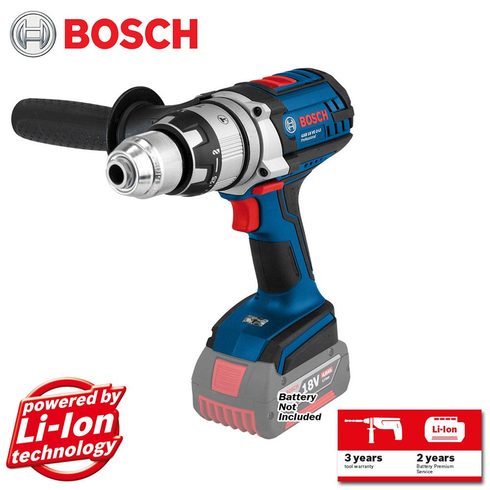 Trapano battente avvitatore BOSCH GSB 18 VE-2-LI CORPO MACCHINA  + L-BOX Bosch Professional