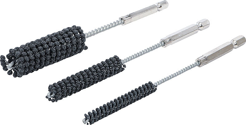 SET 3 PEZZI, LEVIGATORI CON SFERE ABRASIVE, ATT. 1/4”, GRANA 60/80, 8 - 12 - 20 MM BGS1272