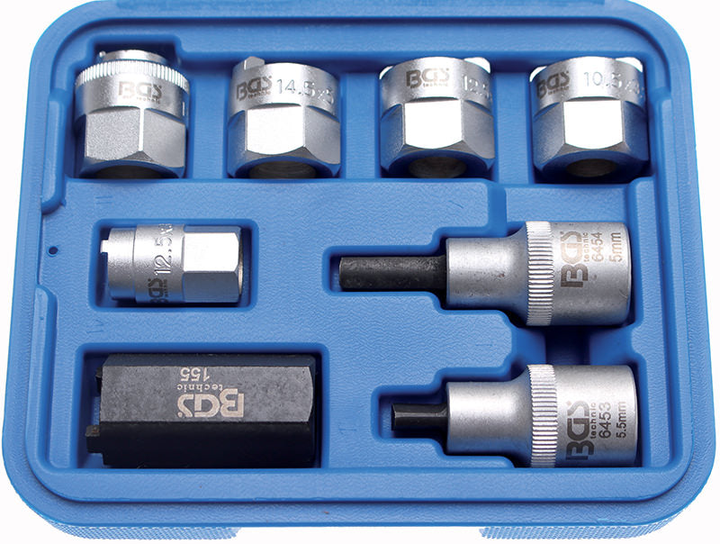 SET 8 PEZZI, UTENSILI PER AMMORTIZZATORI BGS6457