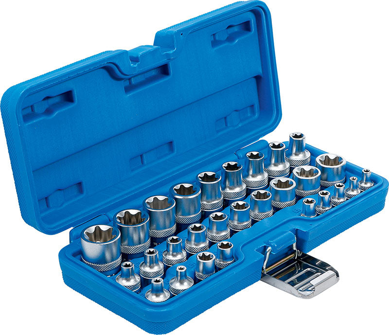 SET 28 PZ,BUSSOLE TORX FEMM.ATT. 1/4-3/8-1/2	BGS70099