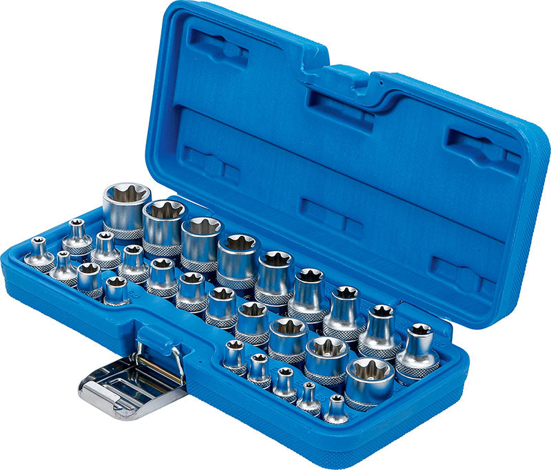 SET 28 PZ,BUSSOLE TORX FEMM.ATT. 1/4-3/8-1/2	BGS70099