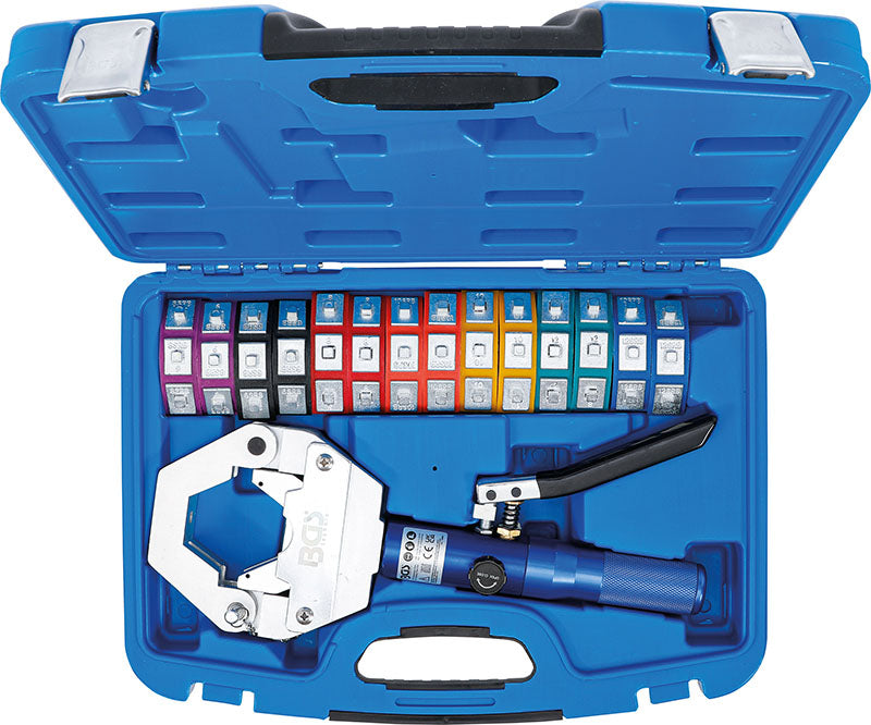 SET DI PINZE A CRIMPARE IDRAULICHE, PER CONNESSIONI A PRESSIONE SU TUBI FLESSIBILI BGS72093