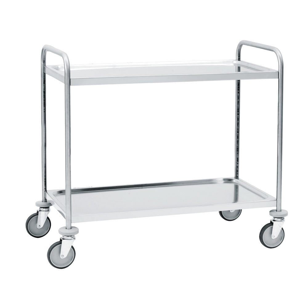 Carrello Inox 2piani Tecnotelai 890x590x950
