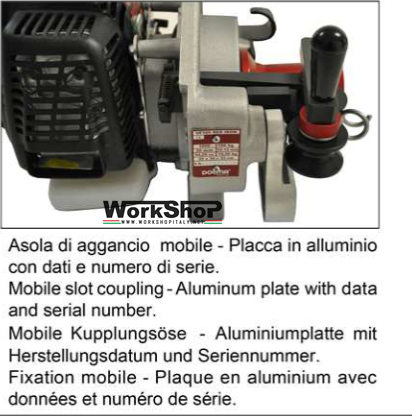 Verricello Forestale DOCMA VF105 RED IRON