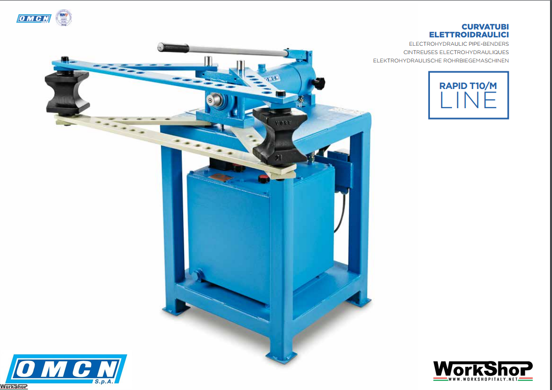 Curvatubi elettroidraulico OMCN RAPID T10/M LINE