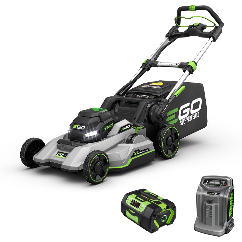 Rasaerba semovente a batteria 56 volts LM2135E-SP 7,5AH Set + Kit Mulching Omaggio + tagliabordi ST1300E-S