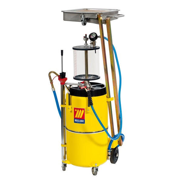 Aspiratore-recuperatore pneumatico olio esausto pantografo 90 l  precamera Meclube