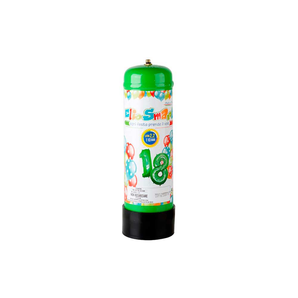 Kit elio Palloncini completo di bombola 2,2 LT  MAJORFLY + 30 palloncini + 2 ugelli