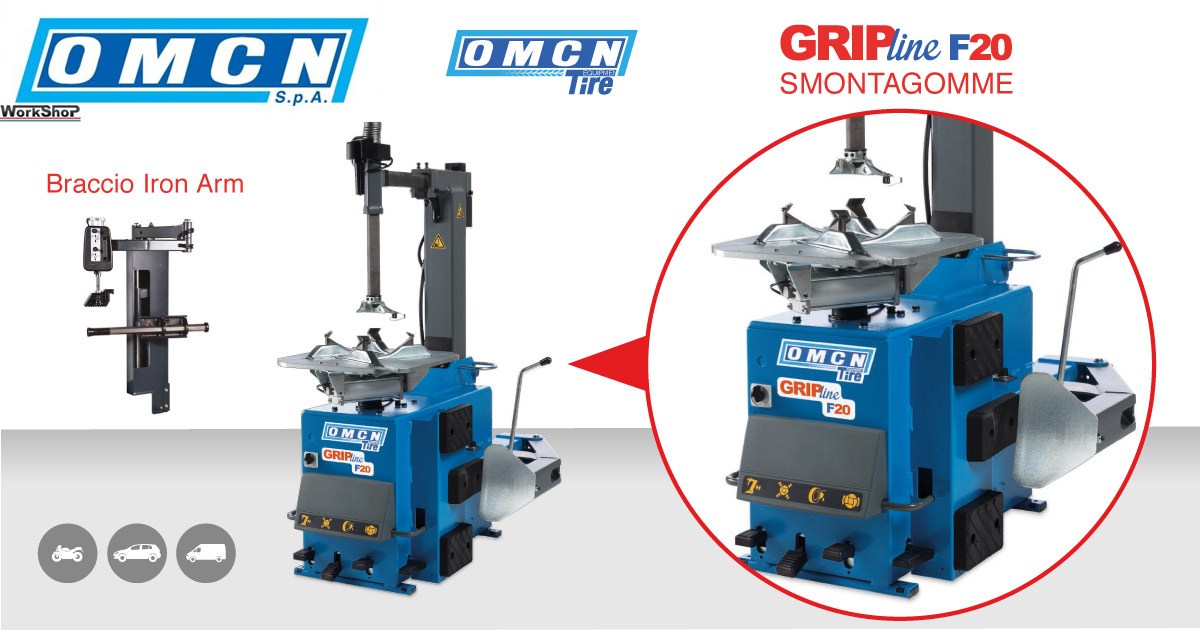 Smontagomme GRIP Line F20  OMCN SENZA BRACCIO IRON ARM