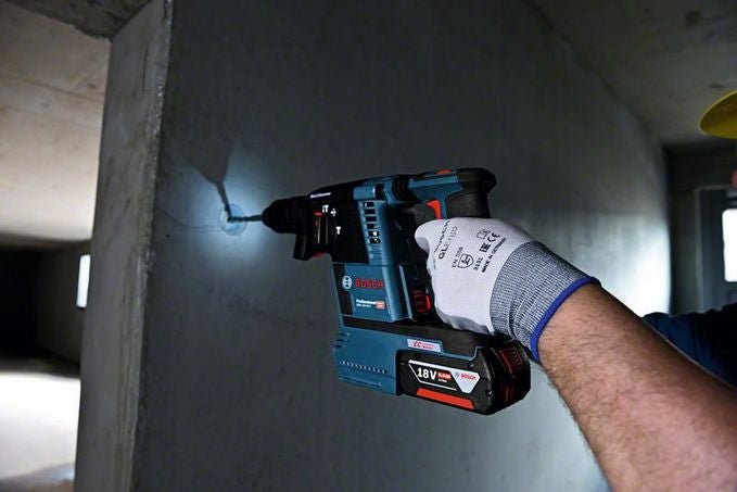 Martello a percussione a batteria GBH 18V-26 F Bosch Professional 5Ah