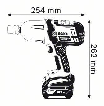 Avvitatore ad impulsi GDS 18 V-LI HT a batteria Bosch Professional