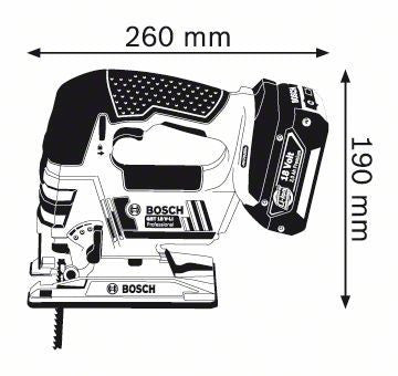 Seghetto alternativo GST 18 V-LI 5Ah Bosch Professional