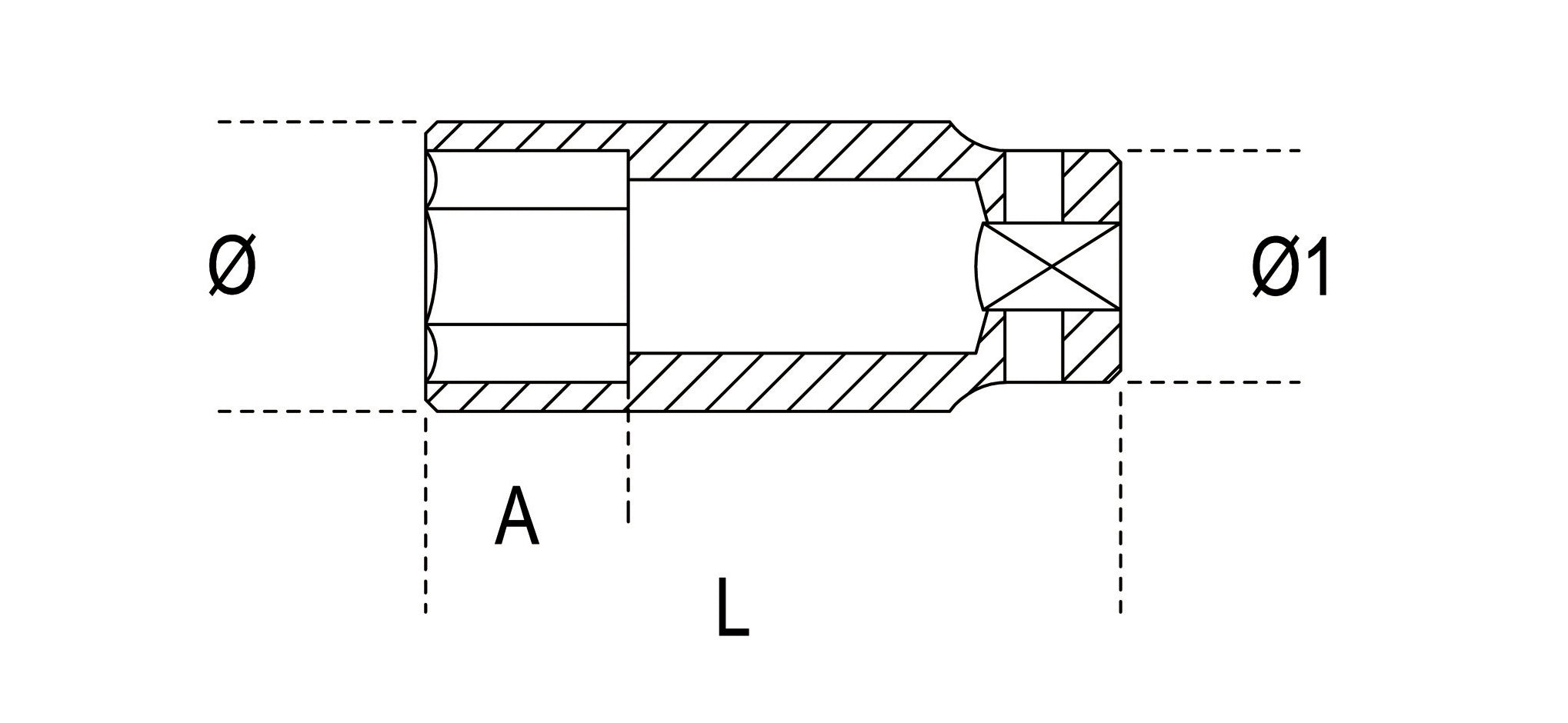 Bussole Beta 720L a macchina rinforzate 1/2"SERIE LUNGA