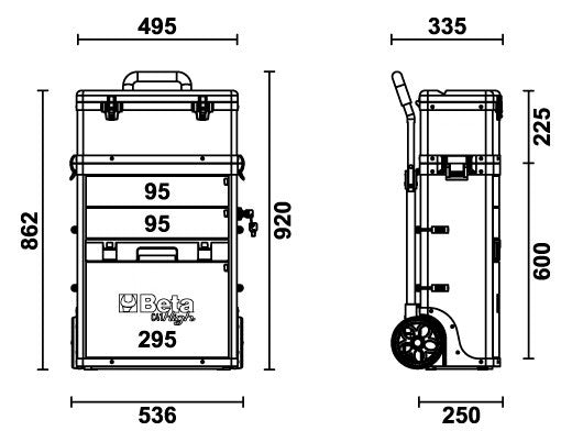 Trolley Beta C41H Arancione